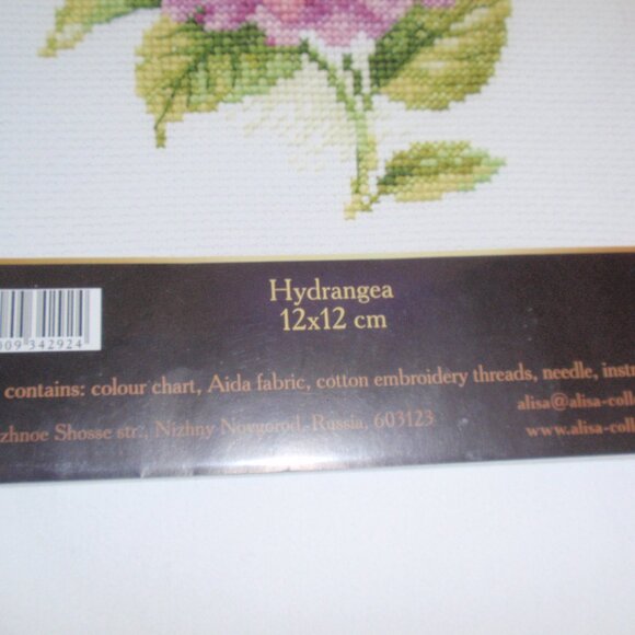 Lot of 4 NWT Flowers Cross Stitch Kits Alisa Miniature Small Peony Lilly Iris - Picture 7 of 13
